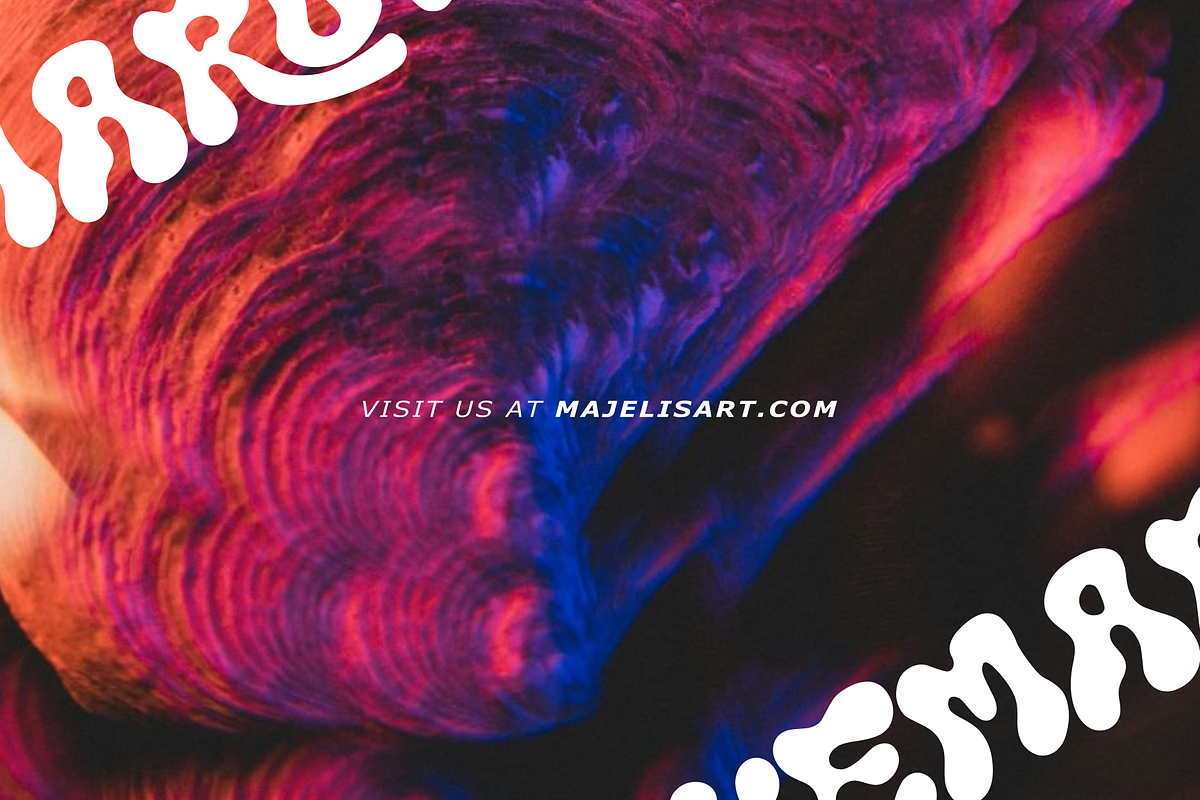 Kemarow - Psychedelic font, a Handwritten Font by Majelis Art (Photo 9 of 9)