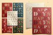 Typographic Christmas Invitation, an Invitation Template by Juan ePrint Shop (Thumbnail 1 of 2)
