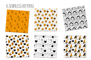 Spooky season / Halloween faces set, an Illustration by brialinas (Thumbnail 5 of 13)