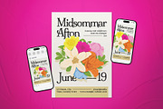 Midsommar Afton Event Flyer Set, a Flyer Template by The Good Store (Thumbnail 1 of 2)