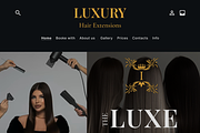 Website for Premium Beauty Brand, a Branding & Logo Template by WebDesignDaria (Thumbnail 1 of 5)