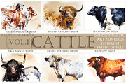 Cattle & Bulls Megabundle: 28 Breeds, an Animal Illustration by FineArt (Thumbnail 4 of 16)