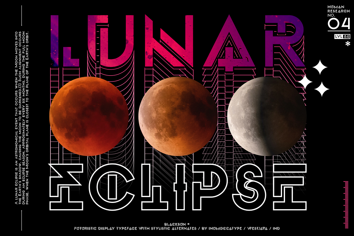 BlackSun, a Font by inumocca_type (Photo 2 of 11)