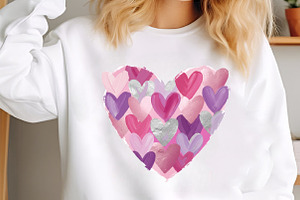 Hand Painted Valentine’s Day Heart, an Illustration by designcity5