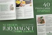 Nutrition Ebook Lead Magnet Template, a Social Media Template by Snapybiz (Thumbnail 1 of 9)