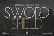 Leonidas, a Serif Font by Eagle & Bison Design Co. (Thumbnail 5 of 6)