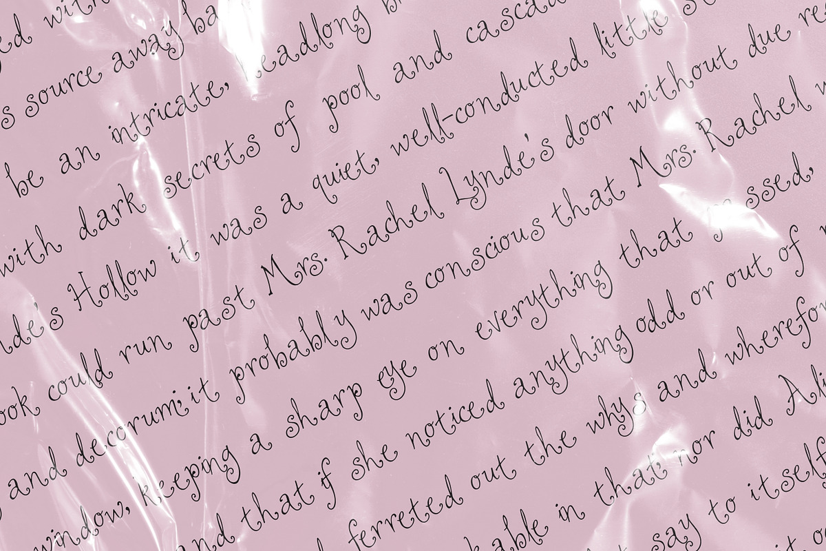 Rosewilt Swirly Fairytale Font, a Serif Font by The October Creative (Photo 4 of 9)