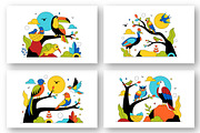 10 Tropical Bird Illustration, an Animal Illustration by denayunebgt (Thumbnail 3 of 4)