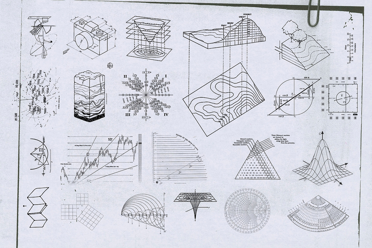 Graph Shapes Bundle - 128 MG, an Object Graphic by Broken Bitmap (Photo 2 of 12)