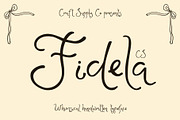 CS Fidela – Whimsical Font, a Handwritten Font by Craft Supply Co. (Thumbnail 1 of 8)