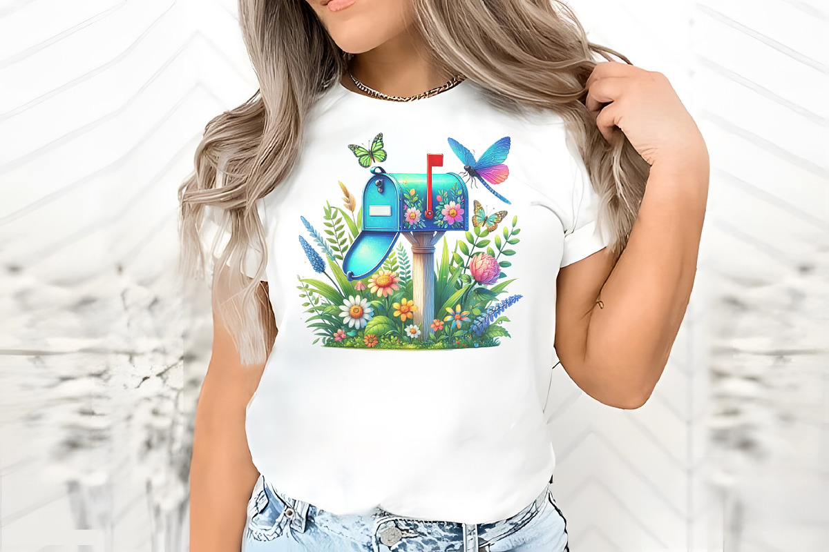 Spring Mailbox Sublimation Clipart, an Illustration by RobertsArt (Photo 4 of 7)