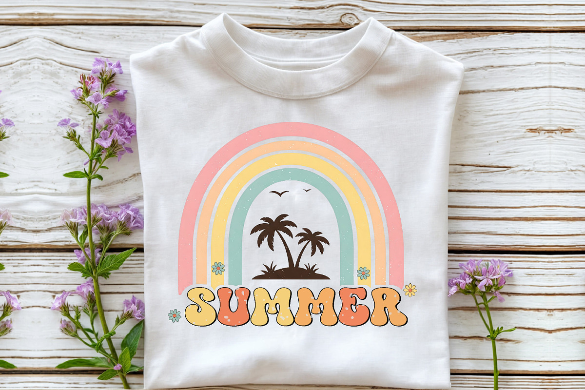 Summer Retro Sublimation Bundle, an Illustration by Libby Wishes (Photo 6 of 13)