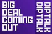 Diptalk Modern Technology Sans Font, a Sans Serif Font by Artiveko (Thumbnail 6 of 8)