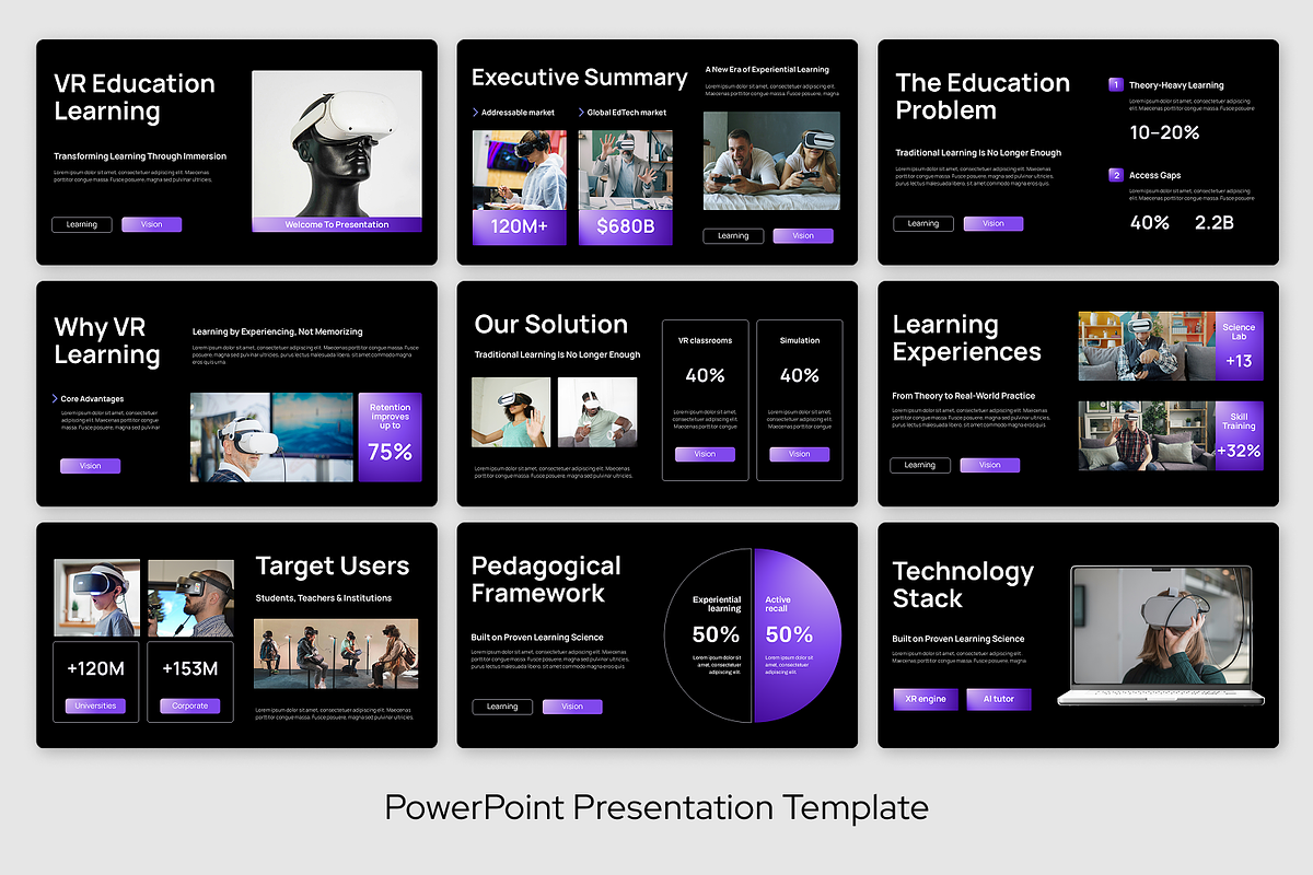 VR Education Learning Powerpoint, a Presentation Template by Sixtemp (Photo 2 of 3)