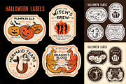 Halloween Bottle Labels, a Food Illustration by Moloko88 (Thumbnail 1 of 7)