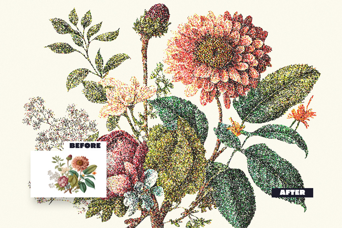 Stipple Shading Photo Effect, a Layer Style Add-On by dokudokunomi (Photo 4 of 5)