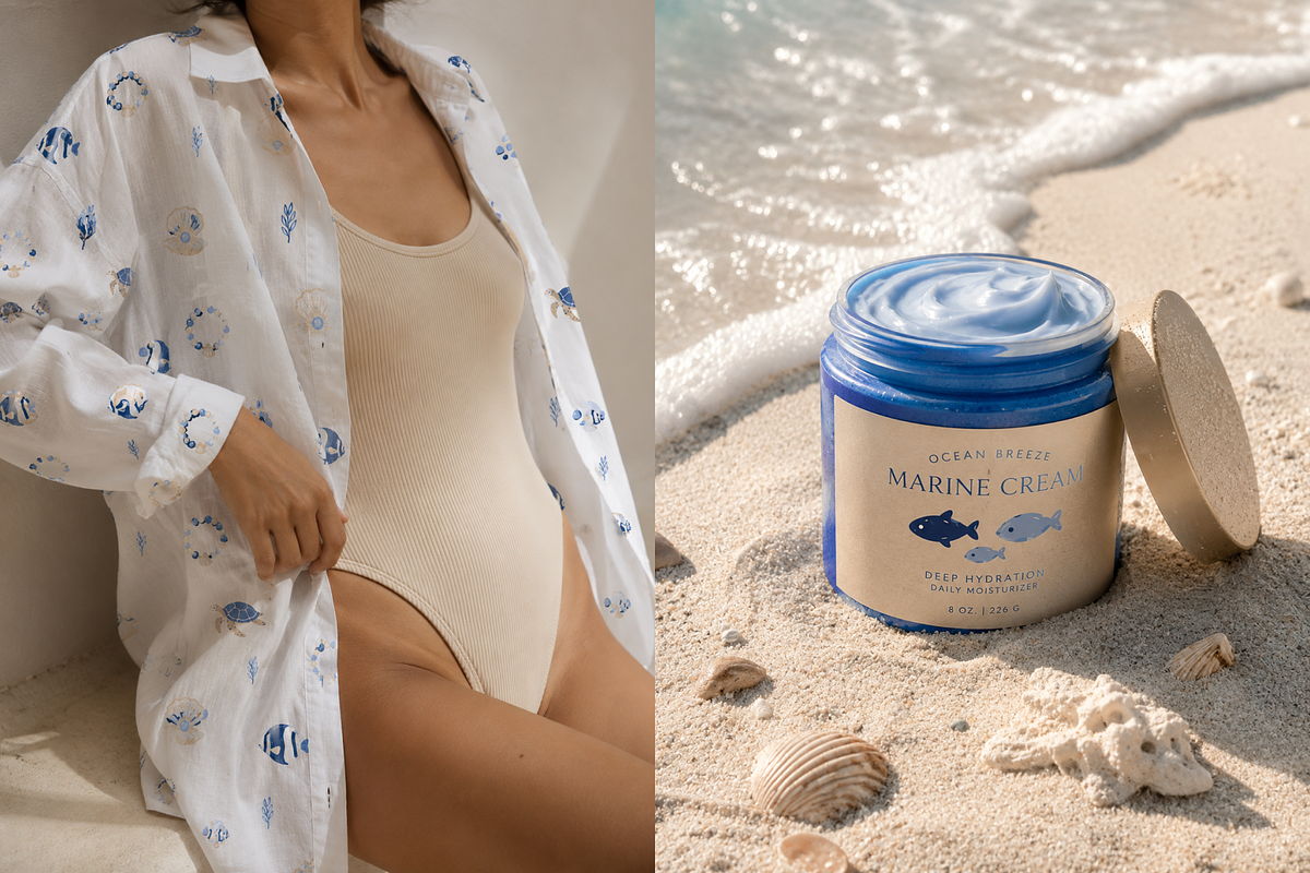 Coastal Charm | Vector Icons Set, a Decorative Illustration by Nutalin Art (Photo 12 of 16)