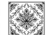 50 Elegant Floral Ornament Bundle, a Decorative Illustration by Amazin_art (Thumbnail 17 of 42)