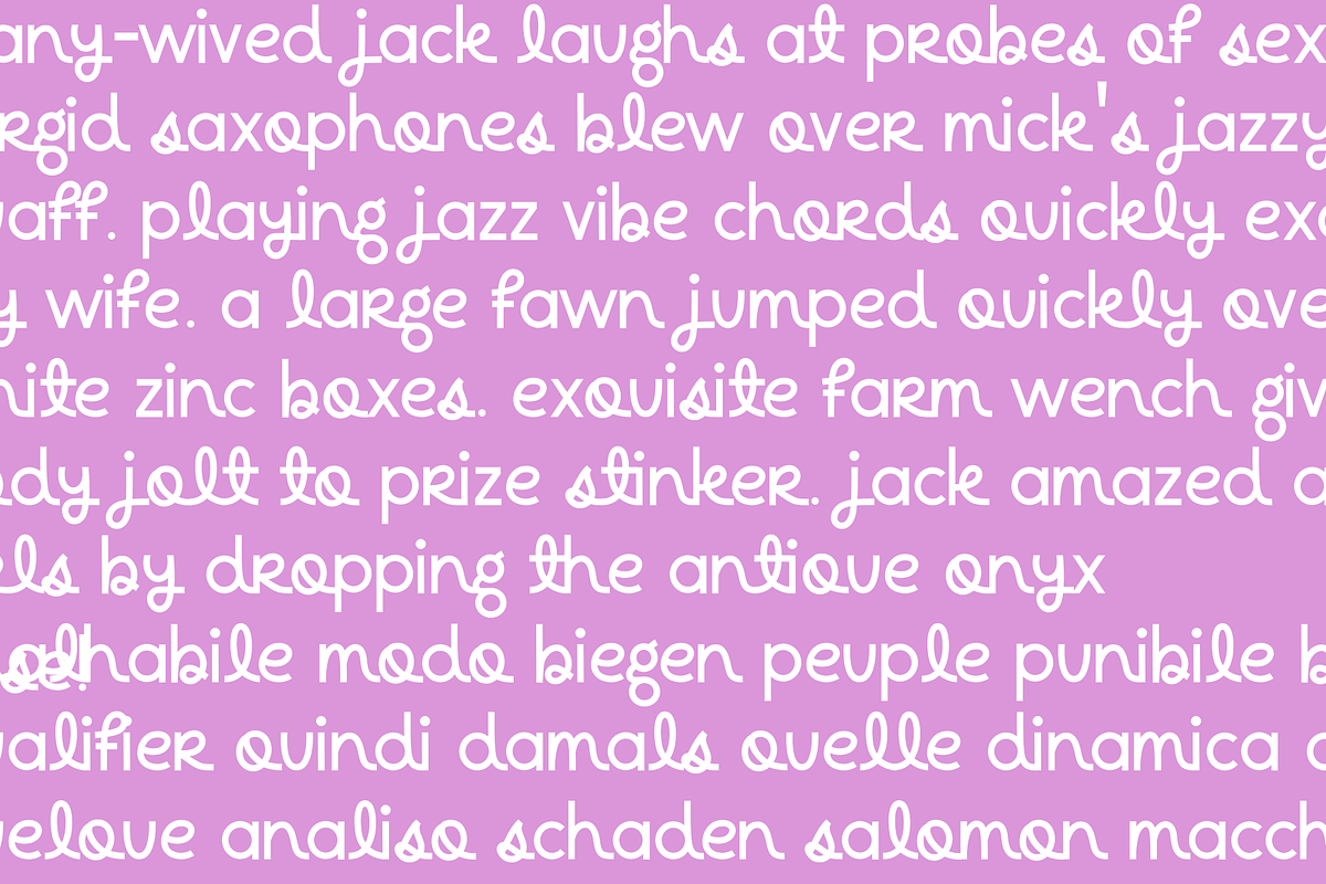 Awkward Cute Script Font, a Handwritten Font by Sofia Skoog (Photo 9 of 11)
