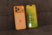 iPhone 17 Pro Max Mockups, an iPhone Mockup by areadesain (Thumbnail 4 of 4)