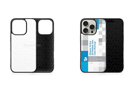 iPhone 16 Pro (2024) 2d Rubber Flex, a Product Mockup by VecRas