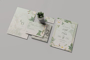 Wedding Invitation Stationery Mockup, a Print Template by bimockup (Thumbnail 5 of 9)