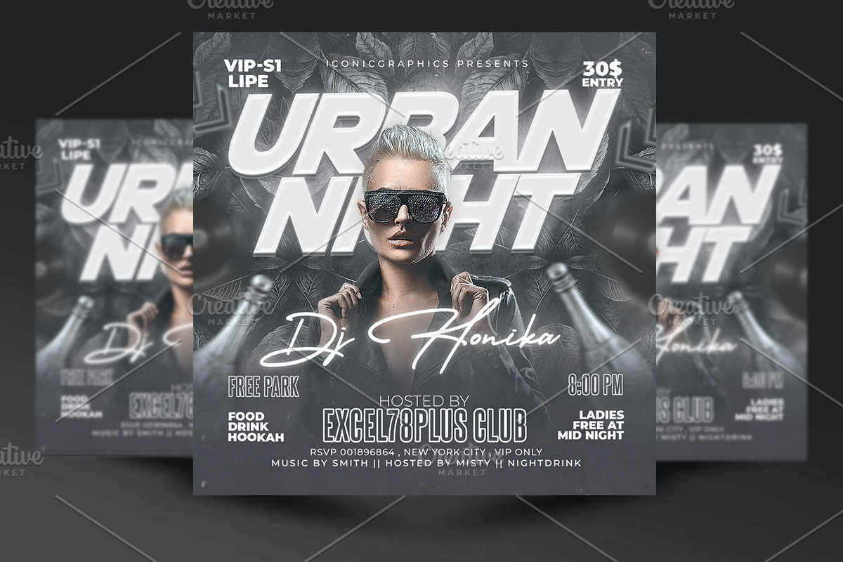 Night Club Flyer, a Flyer Template by RTXdesinger99 (Photo 3 of 3)