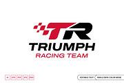 TR Racing Monogram Automotive Logo, a Branding & Logo Template by muhisya (Thumbnail 1 of 3)