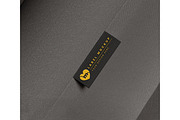 Fabric label embroidery mockup, a Shirt Mockup by mockupocka (Thumbnail 7 of 16)