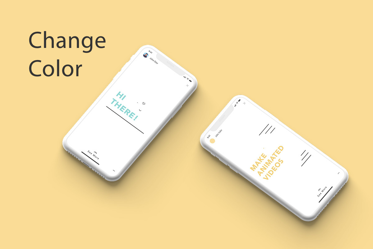 Animated Text - Instagram Stories, a Social Media Template by BranderDesigns (Photo 3 of 9)