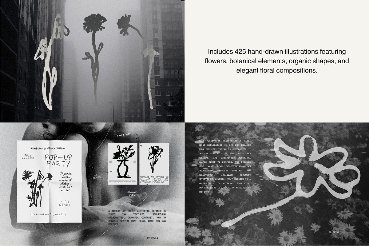 Floral Series Bundle: All 5 in 1, an Object Illustration by Veyla (Photo 16 of 46)