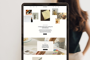 Arlie: Squarespace 7.1 Template