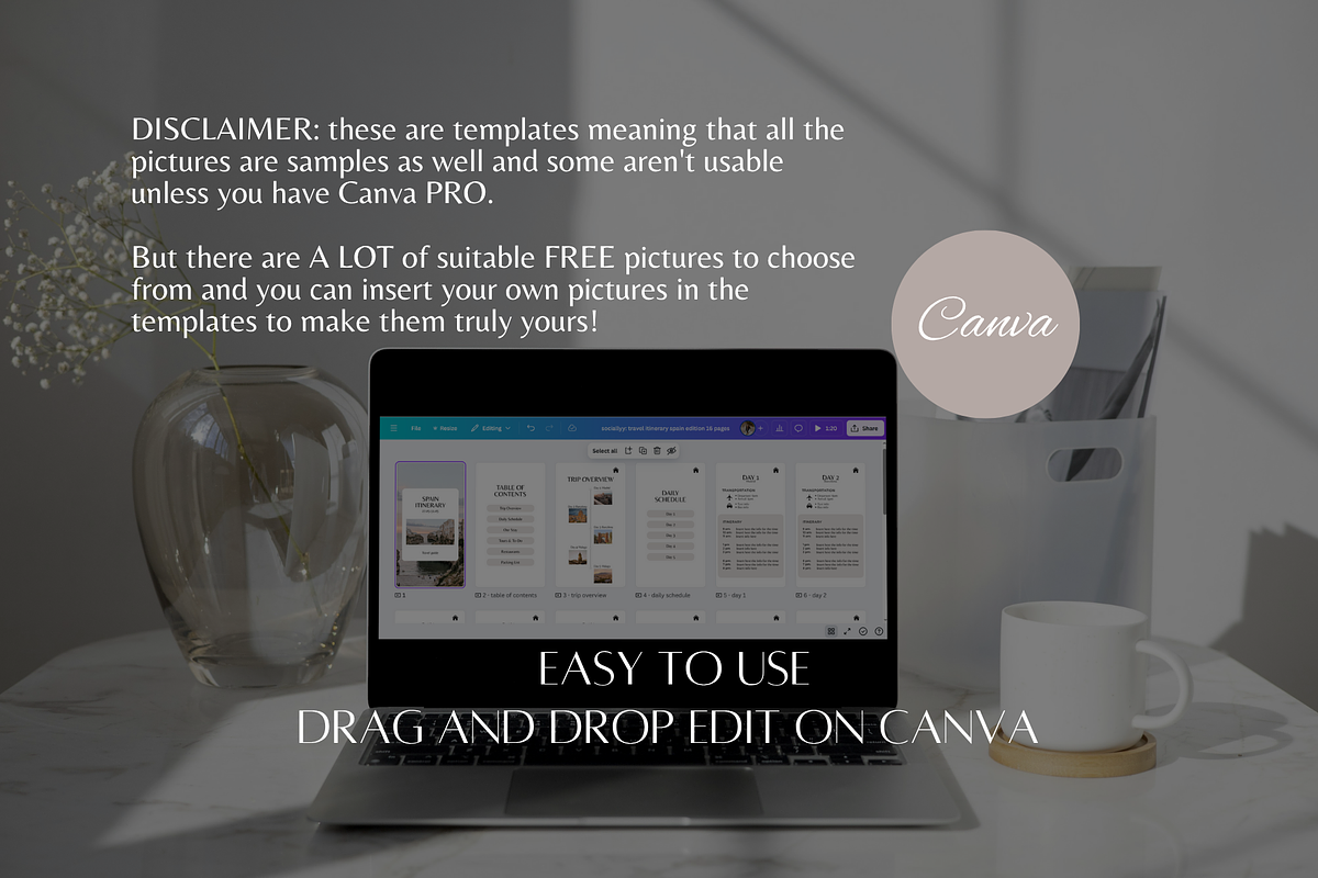 Travel Itinerary Template, a Social Media Template by SociallyyCreative (Photo 8 of 10)