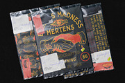 Mertens + Traditional Tattoo Extras, a Serif Font by goodsbyfloyd (Thumbnail 11 of 12)
