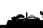 50 Ramadan Iftar Silhouette Bundle, an Illustration by Gfx_Store (Thumbnail 38 of 49)
