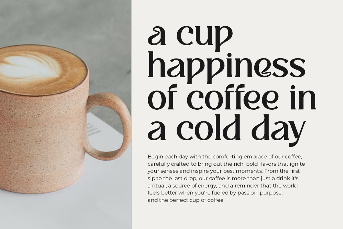 Riuka Font – Aesthetic Font, a Serif Font by Burhan Afif (Photo 2 of 9)