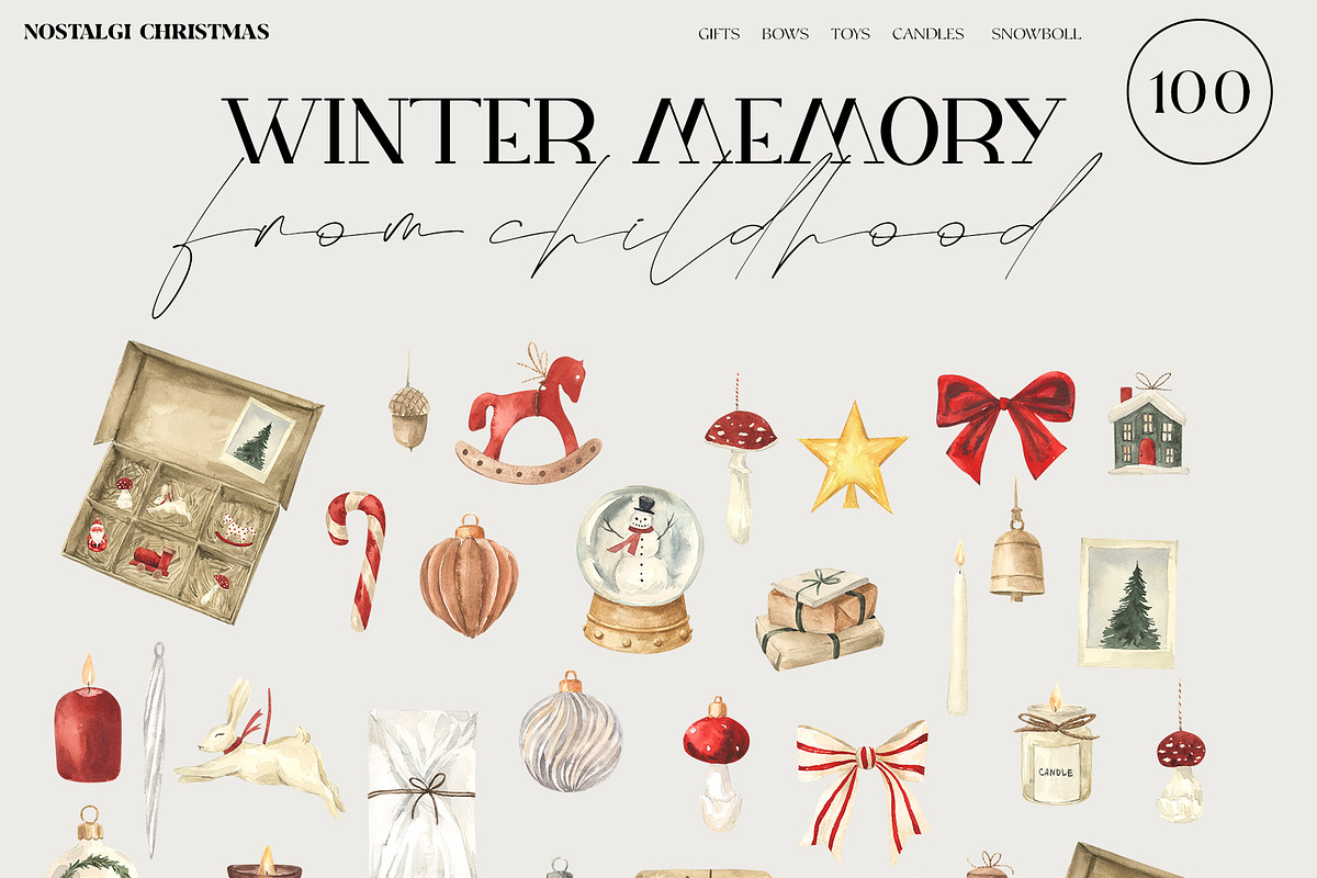 Winter memory Christmas, a Seasonal Illustration by LiChu Art (Photo 20 of 30)
