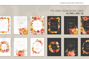 Thanksgiving Card Templates