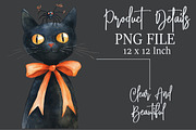 Halloween Black Cats Clipart, an Illustration by Rose Art (Thumbnail 5 of 7)