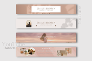 Emily YouTube Branding Kit Canva, a Social Media Template by Soul & Maeum Store (Thumbnail 3 of 7)