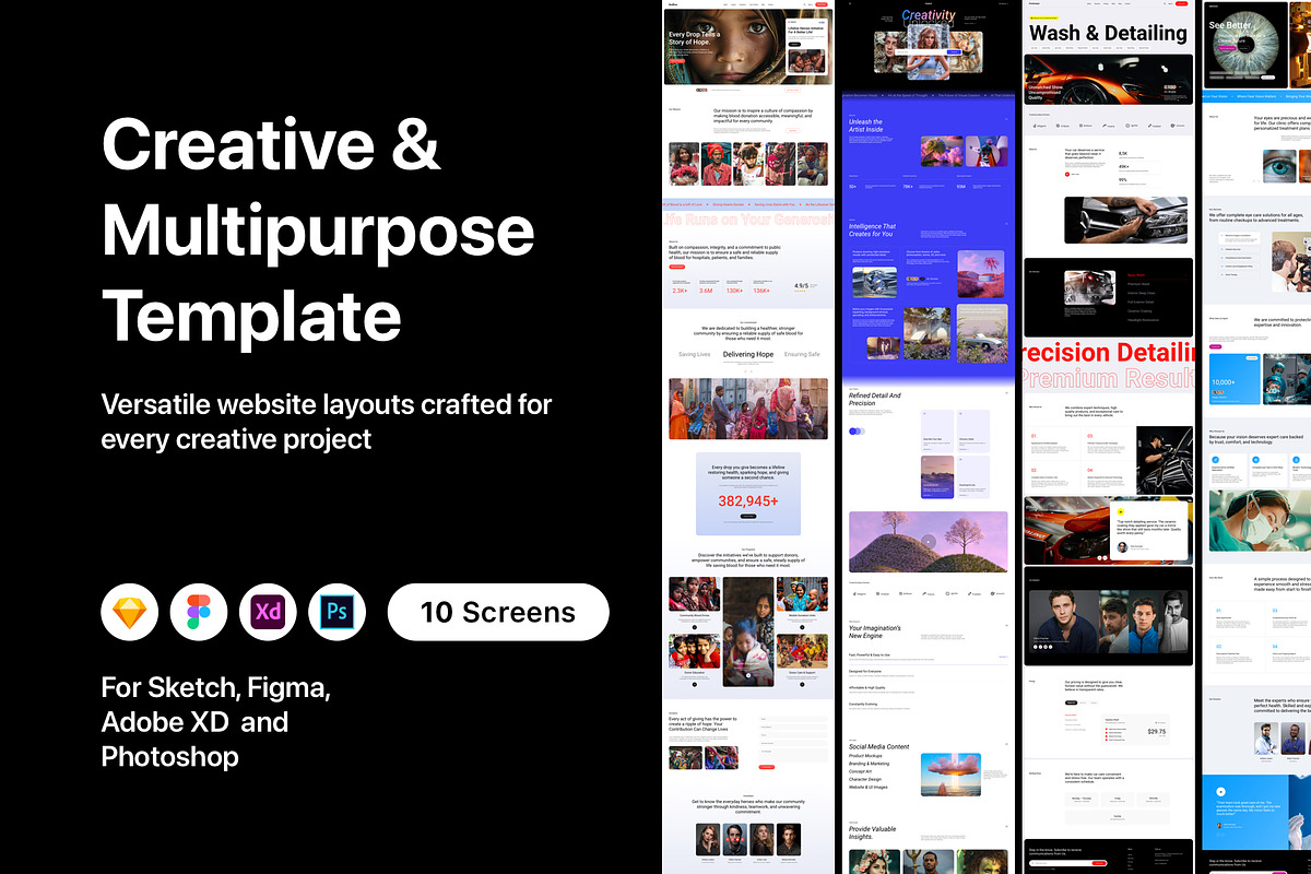 Creative & Multipurpose Template, an UI Kit Template by flr.24 (Photo 1 of 2)