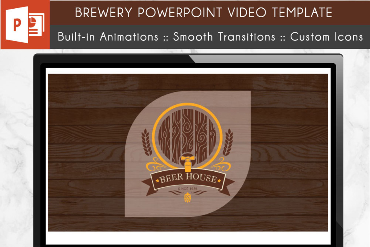 Brewery Beer Power Point Video, a Presentation Template by Kathy Green Design (Photo 2 of 5)