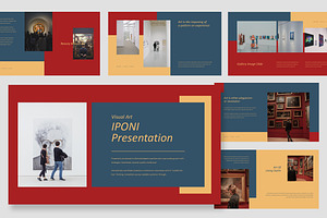 Iponi : Visual Arts Google Slides, a Presentation Template by Punkl Camp
