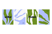 Organic abstract posters designs set, a Decorative Illustration by Good Studio (Thumbnail 4 of 8)