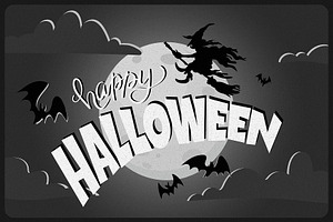 Halloween Retro Cartoon Collection