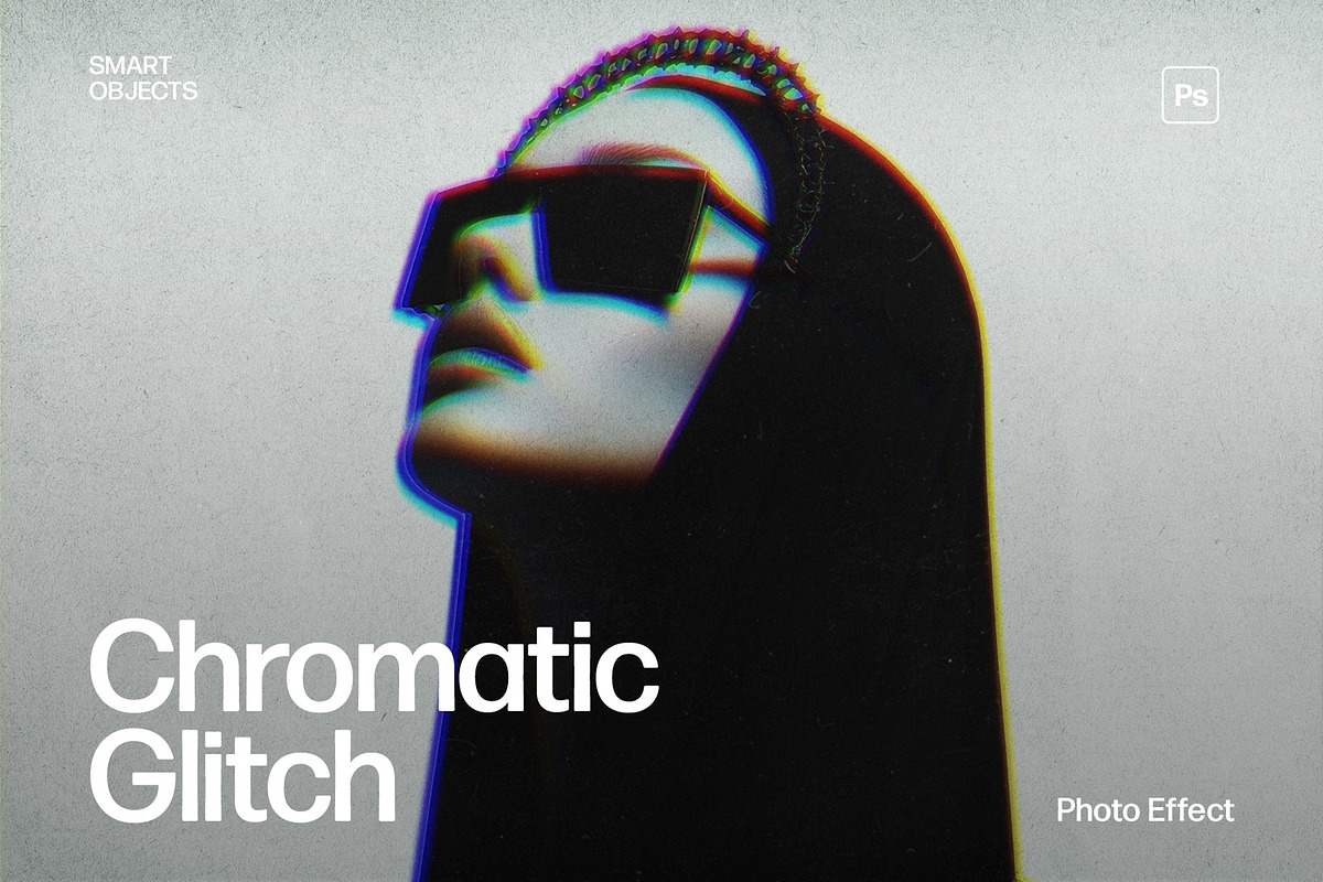 Chromatic Glitch Photo Effect, a Layer Style Add-On by DesignerCandies (Photo 1 of 7)