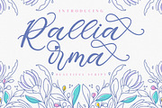 Rallia irma, a Script Font by Integritype Studio (Thumbnail 1 of 15)