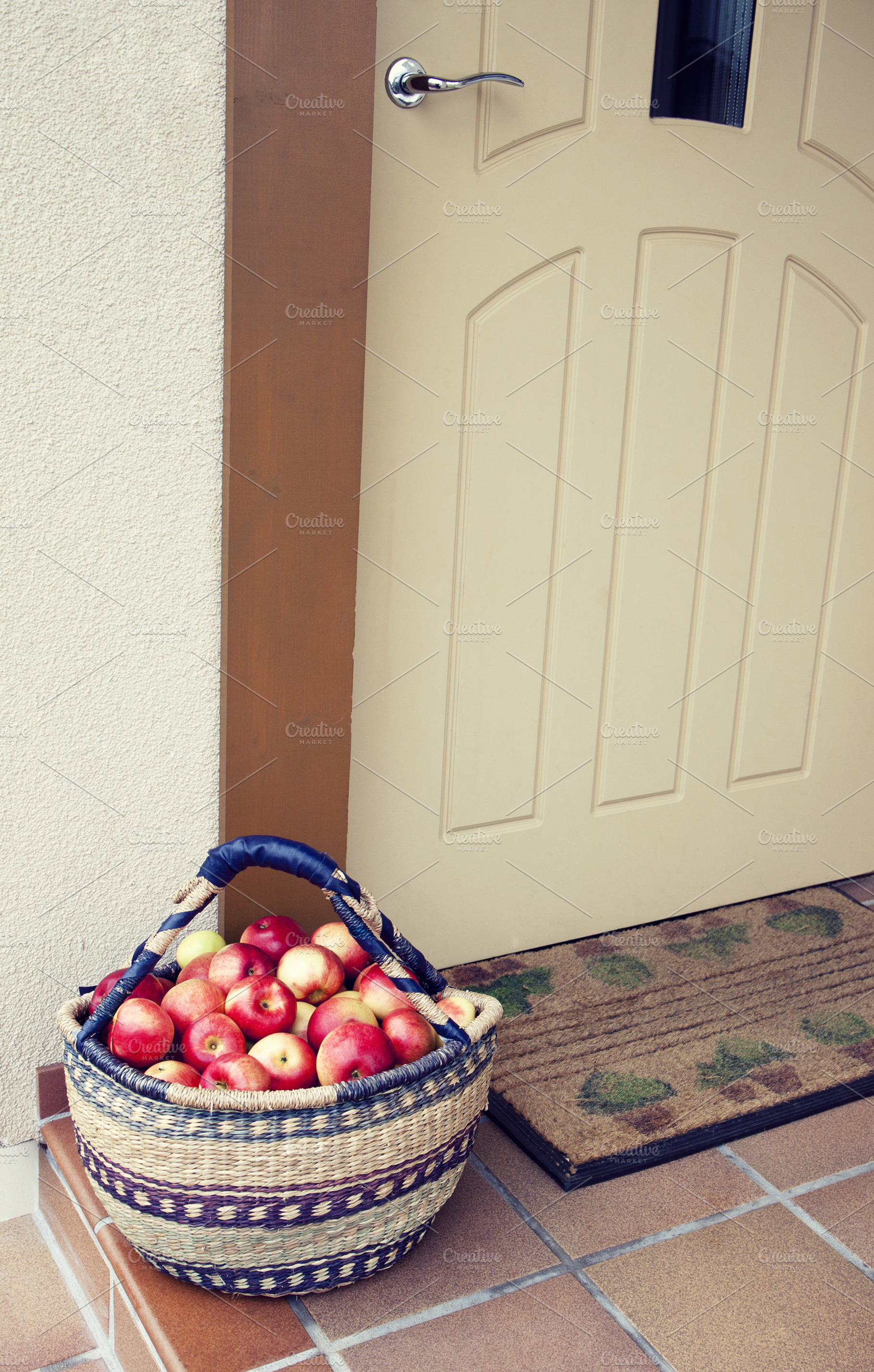 Apples at doorway, a Food & Drink Photo by BOOCYS