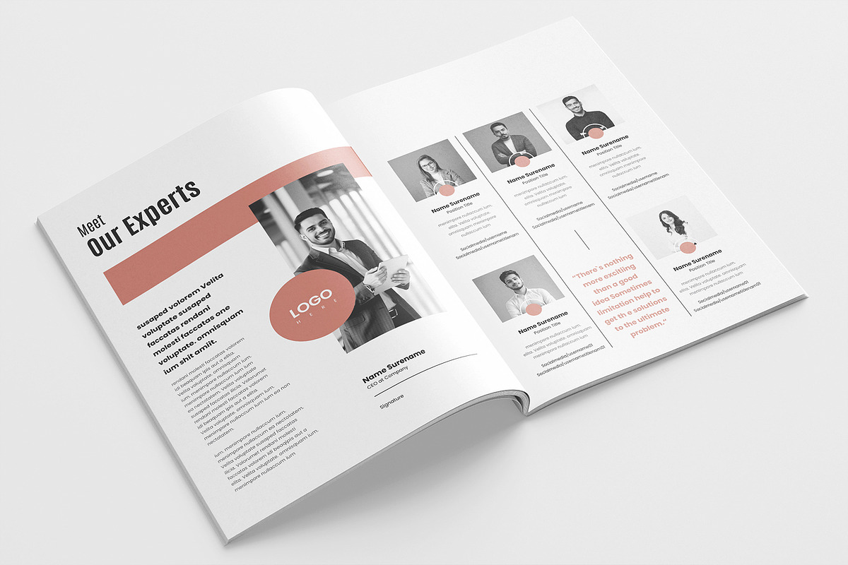 Business Proposal Template, Brochure, a Brochure Template by Niofix (Photo 6 of 9)