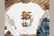 Cute Boujee Ghost Halloween PNG, an Illustration by Sublimation Artist (Thumbnail 2 of 9)